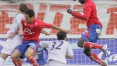 Un chispazo de Ibrahima resuelve ante el Nàstic