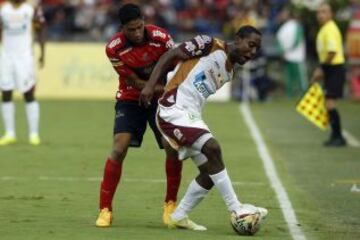 En 15 minutos Medellín eliminó al Tolima. Pérez, Hechalar y Monsalvo anotaron los goles de la victoria 3-1.