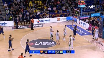 El Barcelona gana al Betis con la mayor paliza de siempre de la ACB