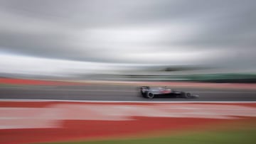 Fernando Alonso durante el GP de Gran Bretaña.