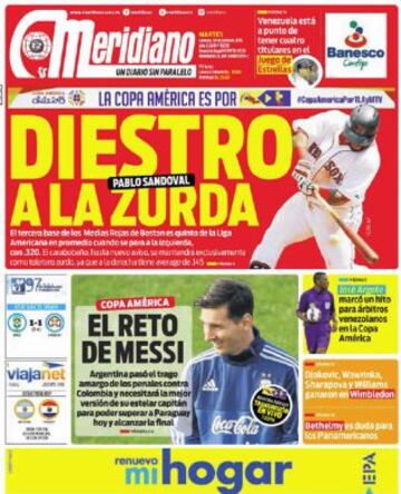 Portadas de la prensa deportiva