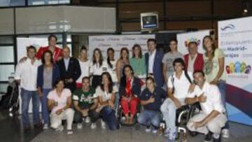 Los deportistas que viajaron a Buenos Aires.