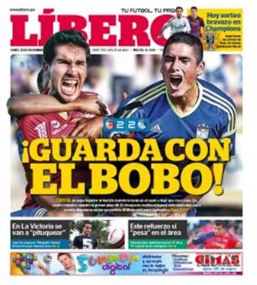 Portadas de la prensa deportiva