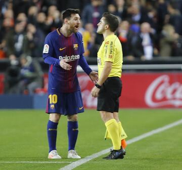 Gol no concedido a Messi: el balón entró completamente