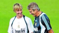 Guti y Pellegrini conversando