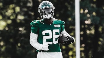 En el primer día de los campos de entrenamiento en New York el corredor aseguró que quiere tener medio millar de toques si eso lo lleva al Súper Domingo.