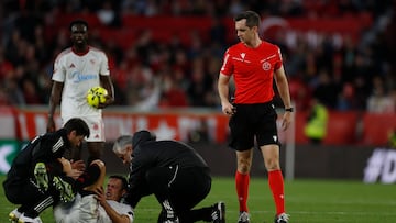 Galech, en el Sevilla-Alavés.