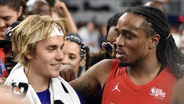 El rapero Quavo destroza a Justin Bieber jugando al basket en el All-Star