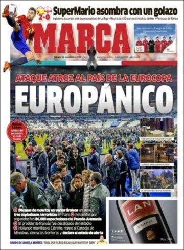 Portadas de la prensa mundial