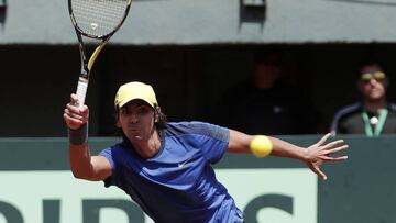 Julio Peralta no pudo en su estreno en dobles de Wimbledon