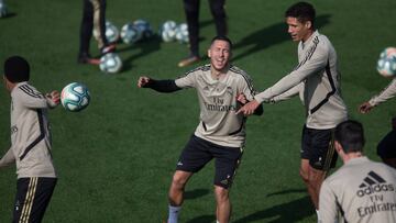 El Madrid prepara el duelo ante el Celta con Hazard a tope