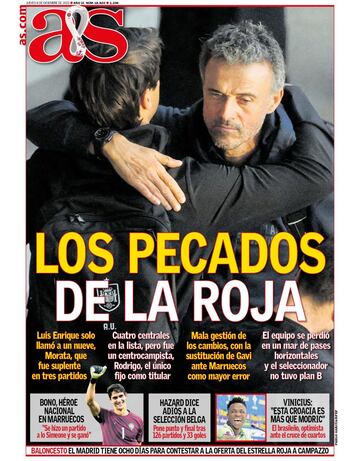 Las portadas de AS de diciembre