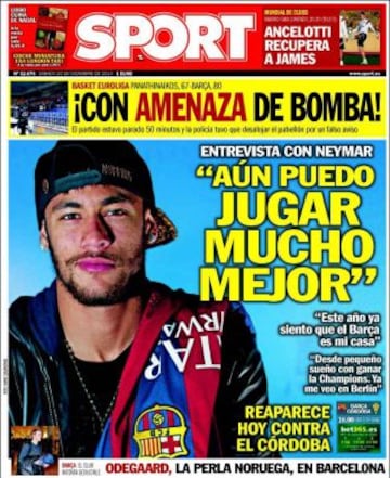 Portadas de la prensa deportiva