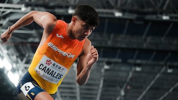 Elvin Josué Canales, en Nankín (foto RFEA).