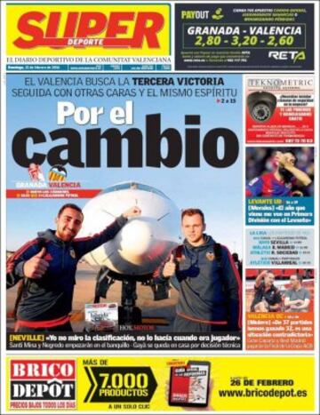 Portadas de la prensa mundial