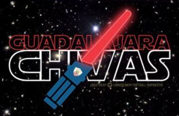 Las Chivas del Guadalajara al estilo Star Wars.