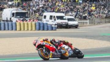 Marc M&aacute;rquez, durante la reciente carrera en Le Mans. 