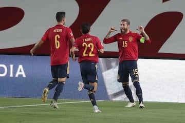 2-0. Sergio Ramos celebró el segundo gol.