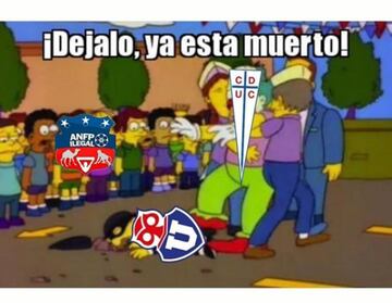 Los memes que dejó la goleada de Católica ante la U