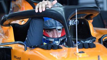 Carlos Sainz en el McLaren.