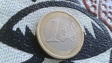 Moneda de 1 euro.