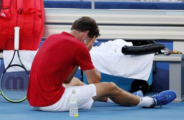 Así celebró Pablo Carreño la medalla de bronce