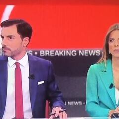 El momento del terremoto captado en cámara por la CNN