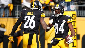 Antonio Brown y Le'Veon Bell serán dos de los hombres a seguir en el duelo divisional que enfrenta a los Steelers a los Kansas City Chiefs.