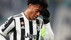 Juan Cuadrado, capitán de la Juve, en la eliminación ante Villarreal