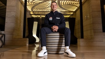 Remco Evenepoel posa para AS el pasado miércoles en el Hotel Playa Garden de Muro (Mallorca).