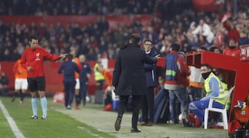 Simeone, sent off against Sevilla