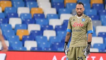 El colombiano aparece como candidato para llegar al nerazzurri como suplente de Handanovic. El portero tendrá que integrarse a los entrenamientos del Napoli.