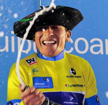 Vuelta al País Vasco - 6 de abril de 2013.  Nairo Quintana se impuso en la etapa 4 y se quedó con el triunfo de la carrera. 