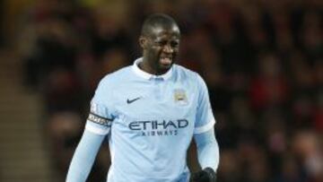 Yaya Tour¨¦, jugador del Manchester City.