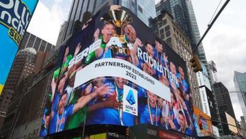 El Calcio y Jay-Z, juntos en Times Square