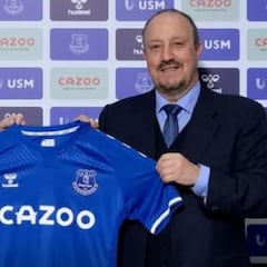 Rafa Benítez, nuevo técnico de James y Mina en Everton