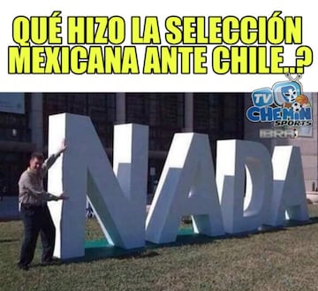 Los memes acaban con México tras perder ante Chile