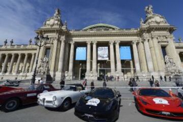 Exhibición de los vehiculos que participaran en la 22ª edición del Tour Auto Carrera