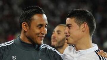 El arquero costarricense defiende a James