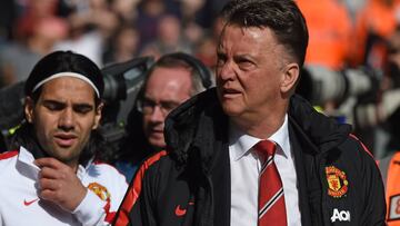 Falcao y Van Gaal el enfrentamiento entre el colombiano y el DT