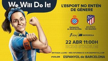 Agotadas las 40.000 entradas para el partido entre Espanyol y Atlético femenino.
