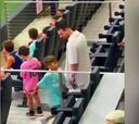 El hijo de Suárez pasa olímpicamente de Messi y ojo a la reacción de su madre por hacerle eso a Leo