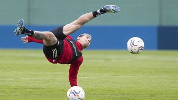 Entrenamiento de Osasuna en Tajonar