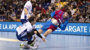 ?nico objetivo del Bar?a:
ganar al Flensburg en el Palau