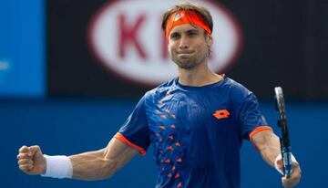 David Ferrer festeja un nuevo triunfo