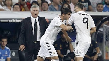 Ancelotti: "¿Morata suplente? Benzema es mejor para Cristiano"