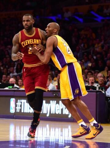 LeBron James y Kobe Bryant.