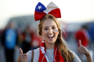 Belleza y color: el lado B del duelo de Chile y Portugal