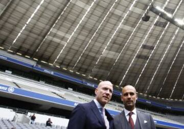 Guardioola con Matthias Sammer.