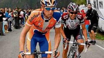 Menchov y Sastre, en los Lagos.